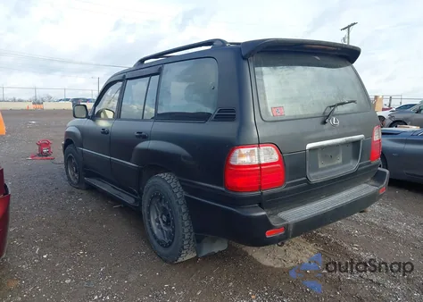 1999 Lexus Lx 470 из США, поврежденный, VIN JT6HT00W3X0067823
